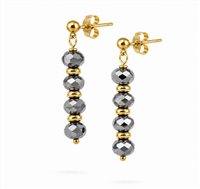 Pendientes Manu Bracelets and More Mujer Lumina in Acero Cristallo KR13G-AR